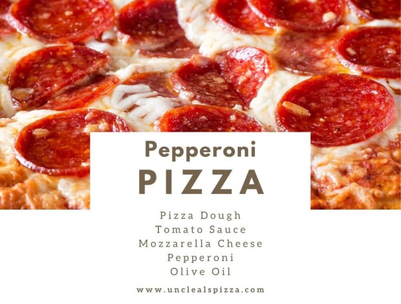 Ingredients for Pepperoni Pizza