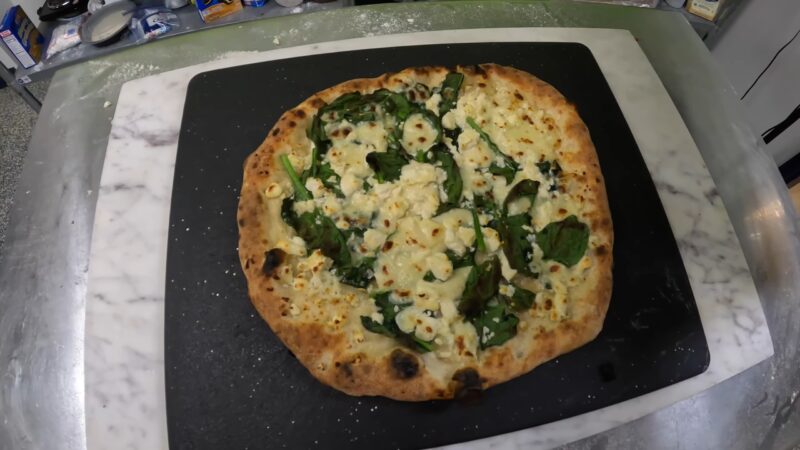 Spinach Pizza Topping