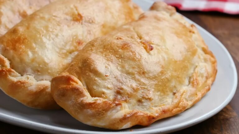 Calzone prepared in the traditional way