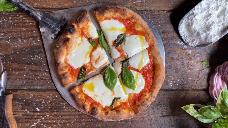 Fresh Basil on Pizza