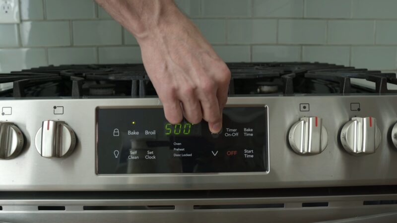 Set the right temperature for pizza baking